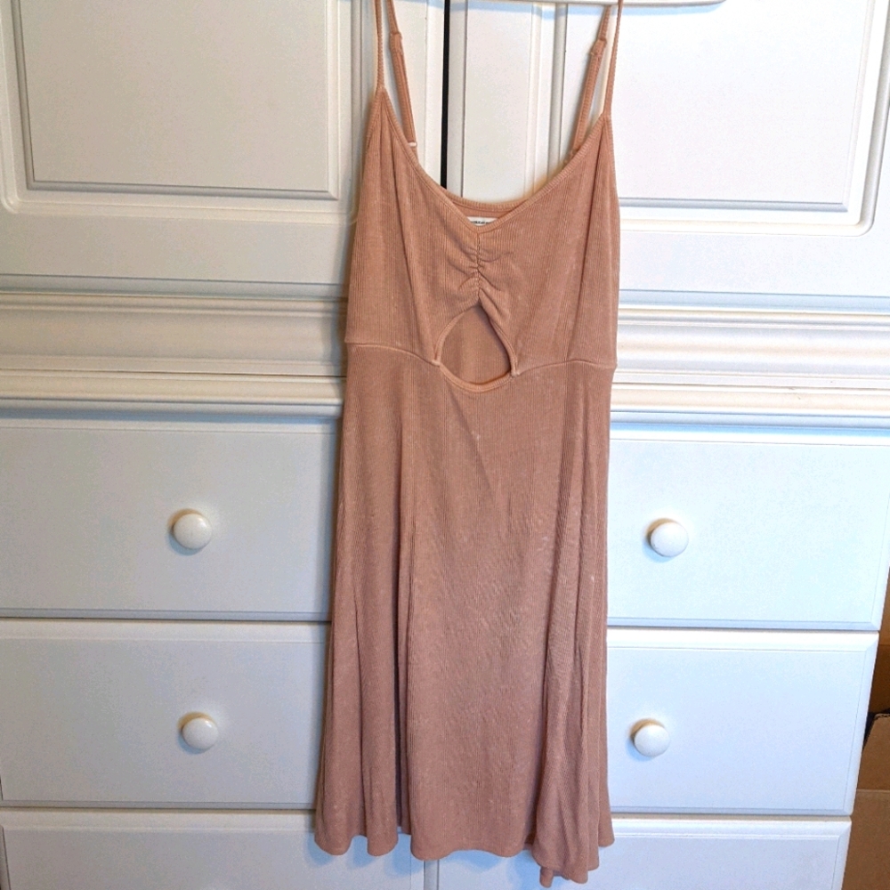Fit and Flare Pink/Nude Dress